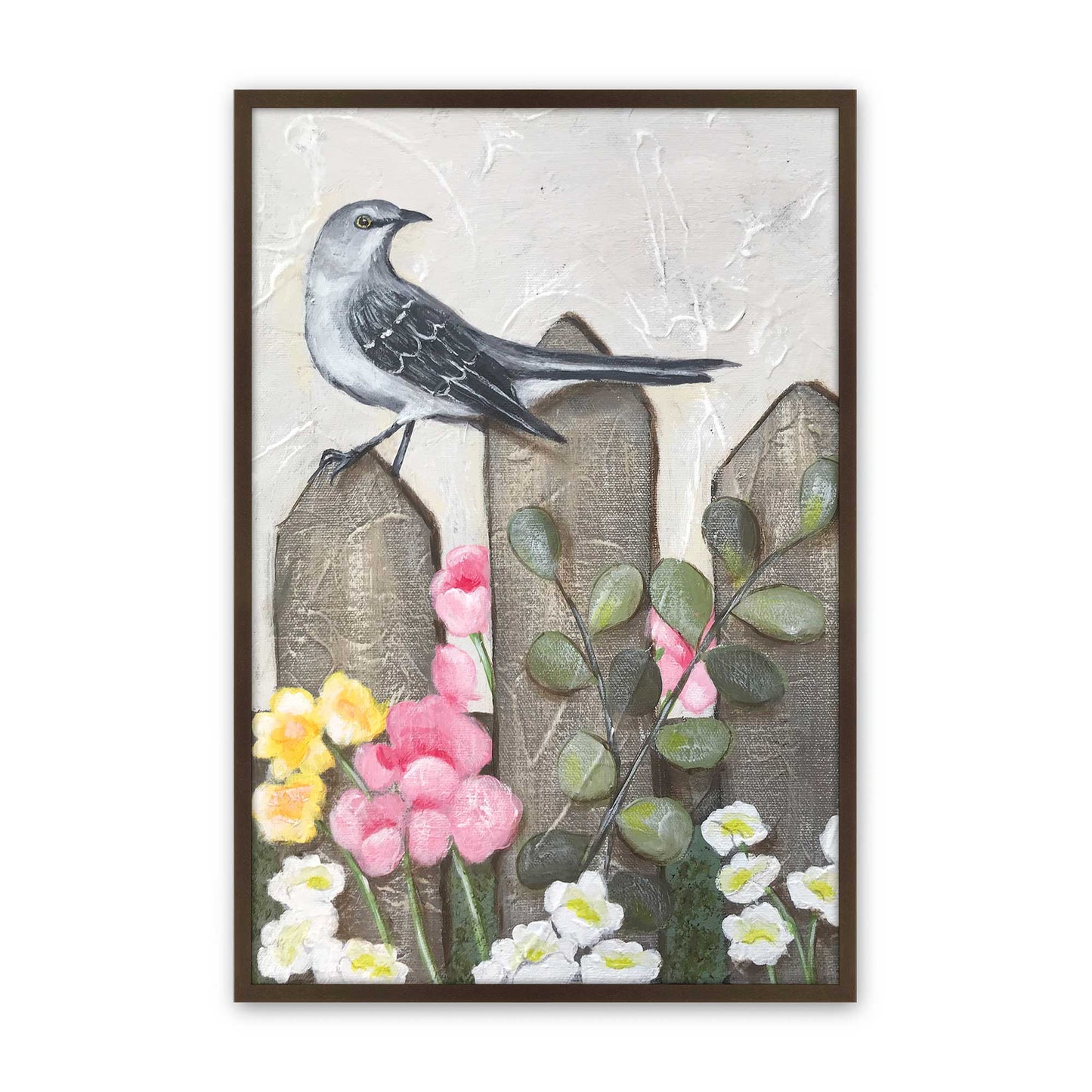 [Color:Brown], Picture of art in a Brown frame