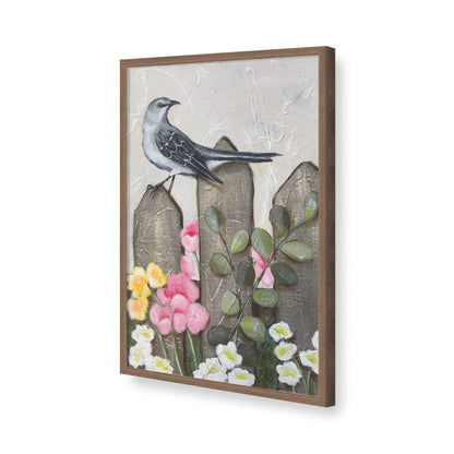 [Color:Walnut], Picture of art in a Walnut frame of the corner