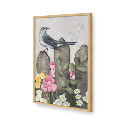[Color:American Maple], Picture of art in a American Maple frame of the corner