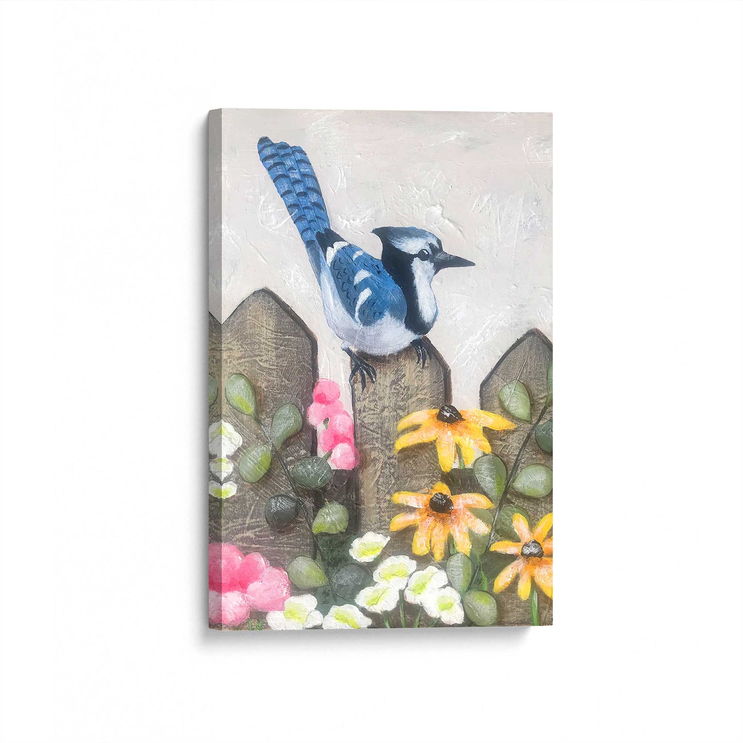 [Color:Stretched Canvas], Picture of art at an angle