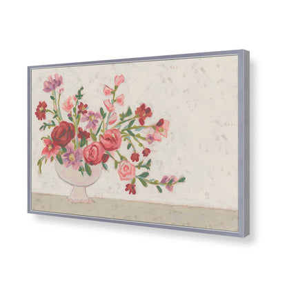 [Color:Polished Chrome], Picture of art in a Polished Chrome frame of the corner