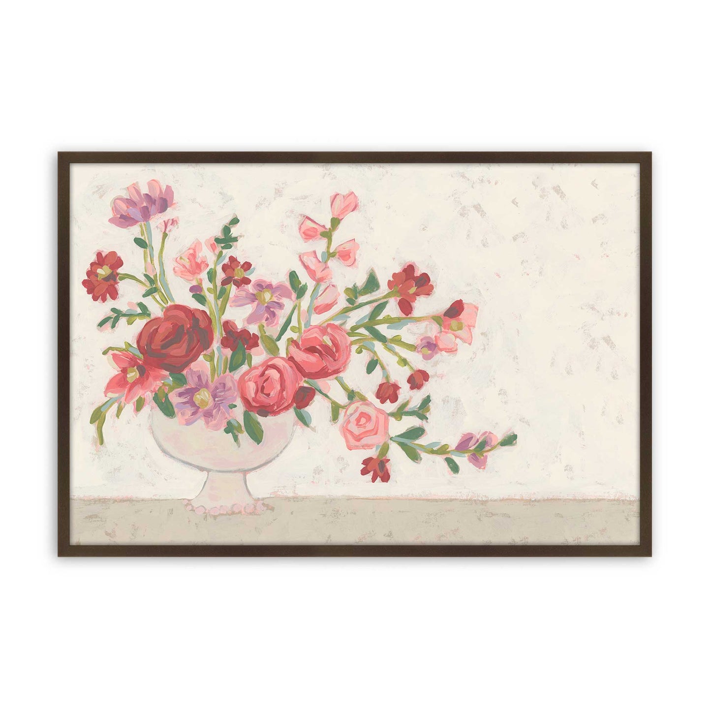[Color:Brown], Picture of art in a Brown frame