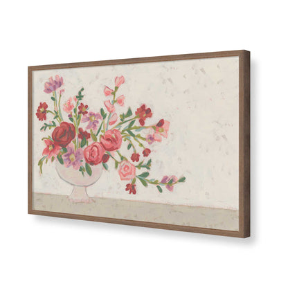 [Color:Walnut], Picture of art in a Walnut frame of the corner