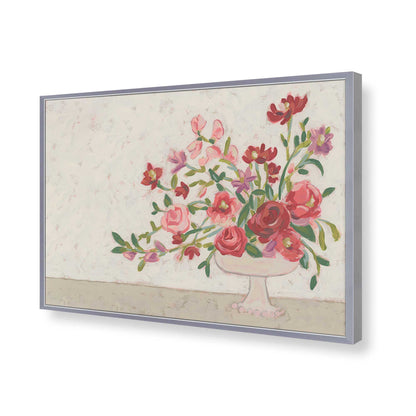 [Color:Polished Chrome], Picture of art in a Polished Chrome frame of the corner