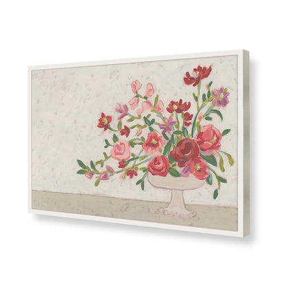 [Color:Opaque White], Picture of art in a Opaque White frame of the corner
