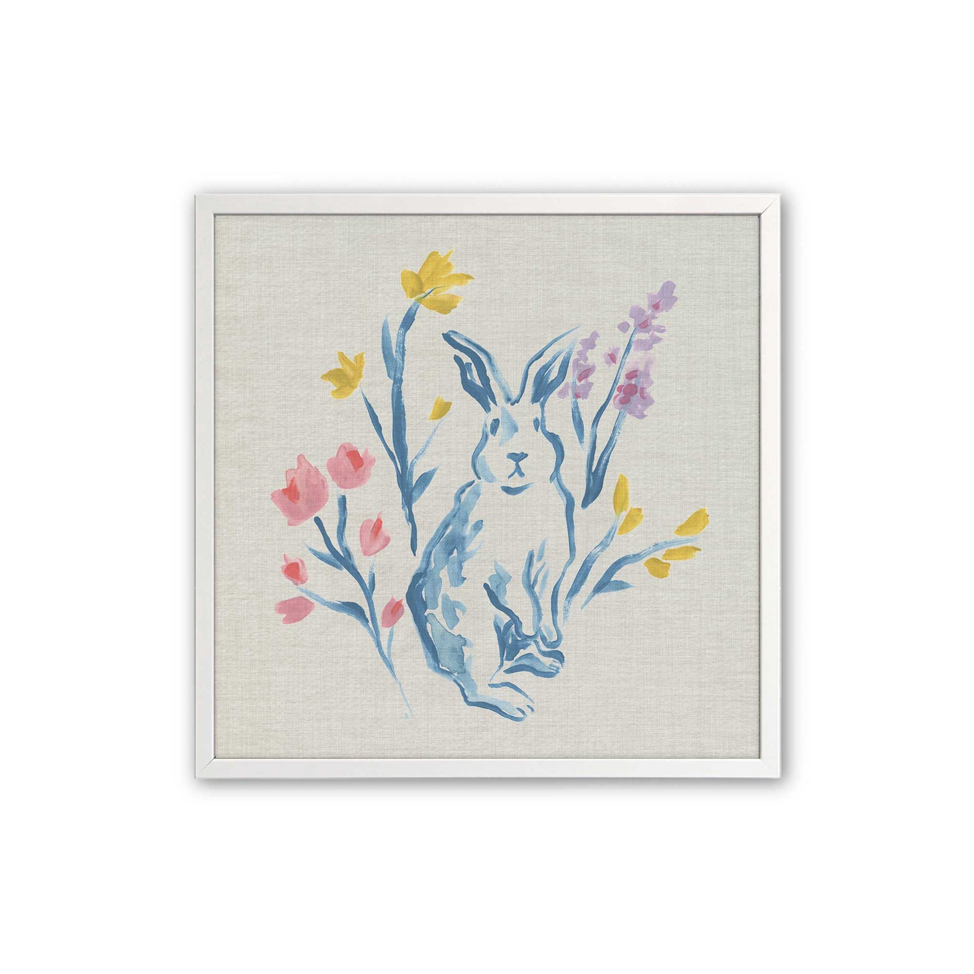 [Color:Opaque White], Picture of art in an Opaque White frame