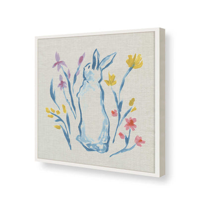 [Color:Opaque White], Picture of art in a Opaque White frame of the corner