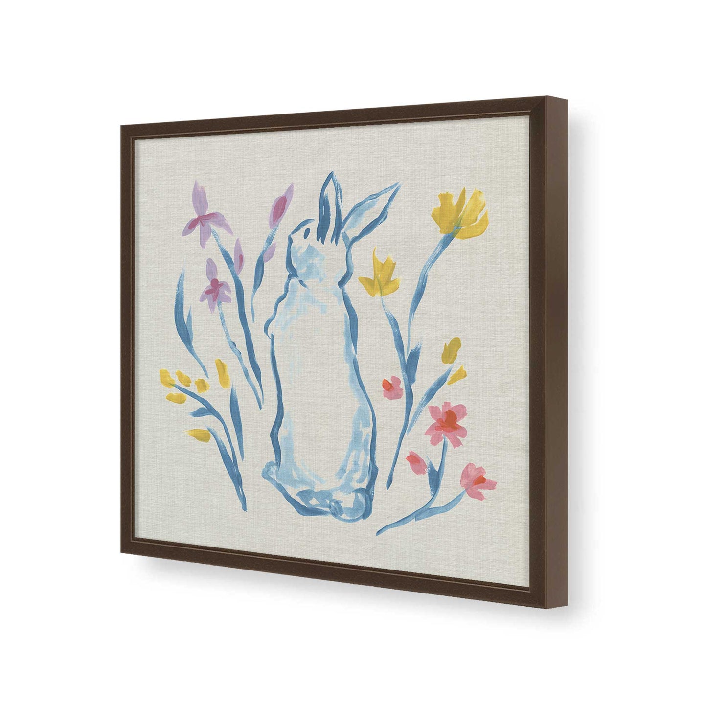 [Color:Espresso], Picture of art in a Espresso frame of the corner