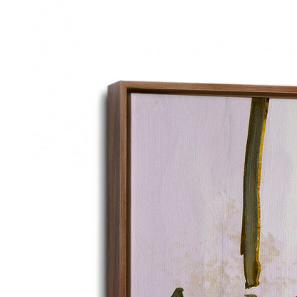 [Color:Walnut], Picture of art in a Walnut frame at an angle