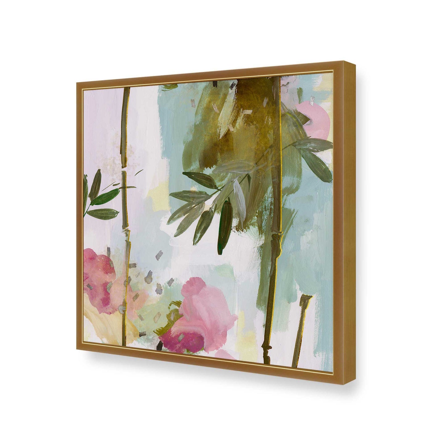 [Color:Polished Gold], Picture of art in a Polished Gold frame of the corner