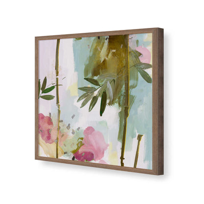 [Color:Walnut], Picture of art in a Walnut frame of the corner