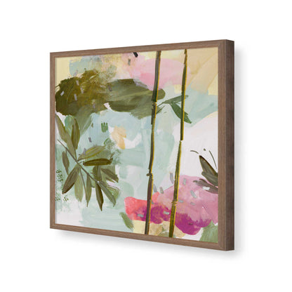 [Color:Walnut], Picture of art in a Walnut frame of the corner