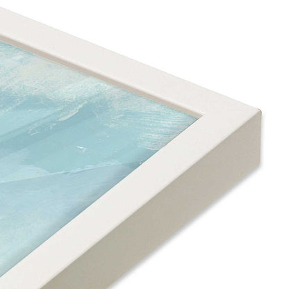 [Color:Opaque White], Picture of art in a Opaque White frame at an angle