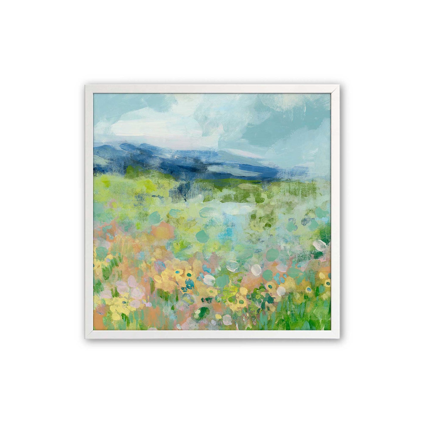 [Color:Opaque White], Picture of art in an Opaque White frame