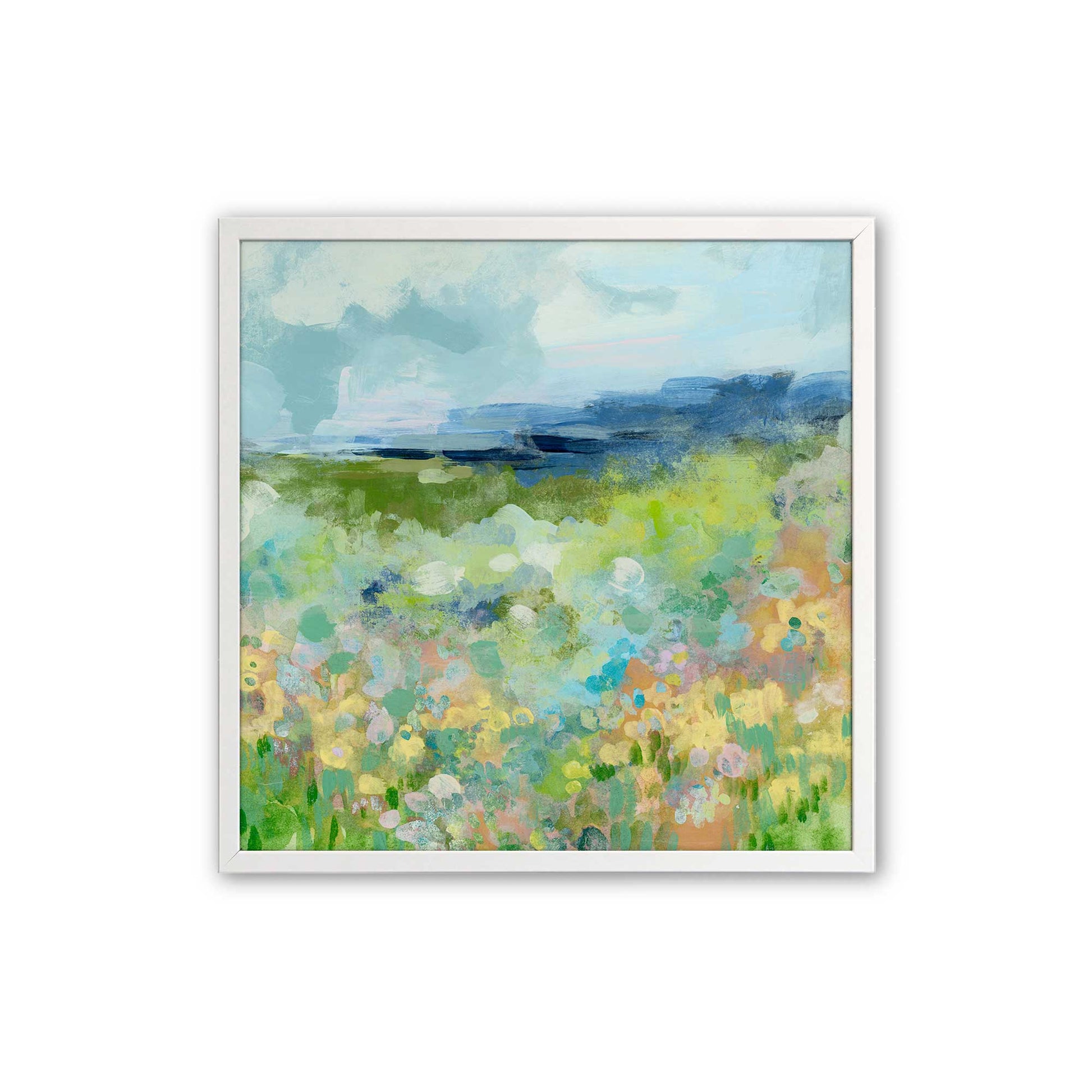 [Color:Opaque White], Picture of art in an Opaque White frame
