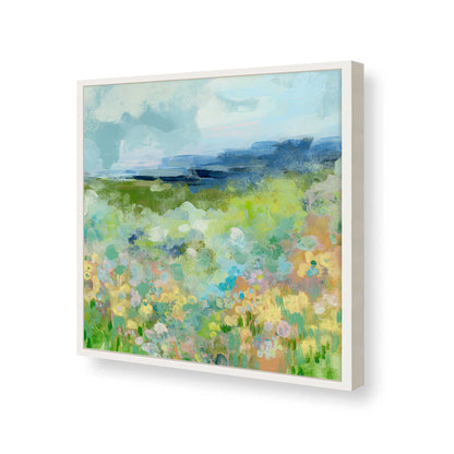 [Color:Opaque White], Picture of art in a Opaque White frame of the corner