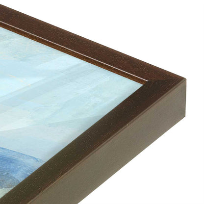 [Color:Espresso], Picture of art in a Espresso frame at an angle