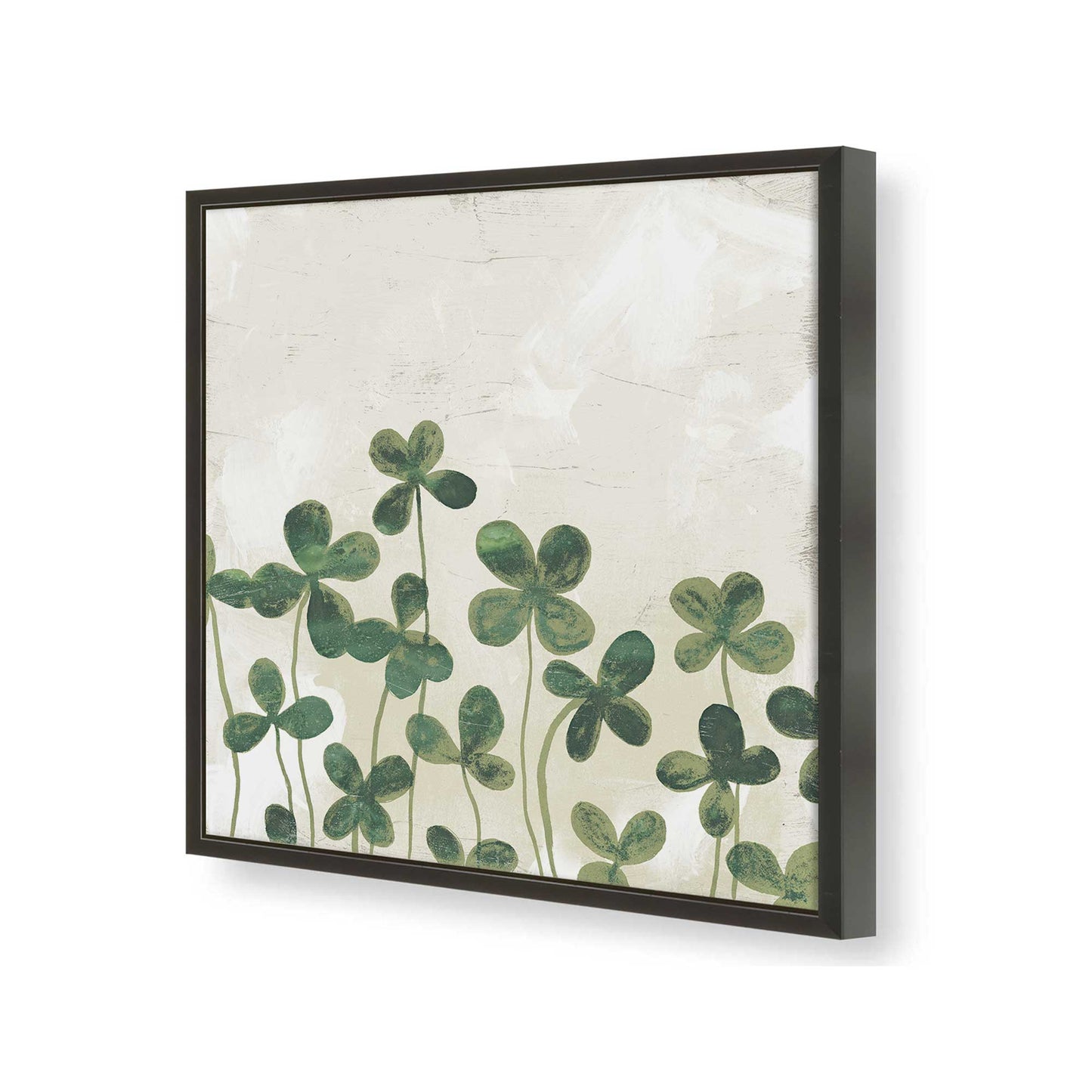 [Color:Satin Black], Picture of art in a Satin Black frame of the corner