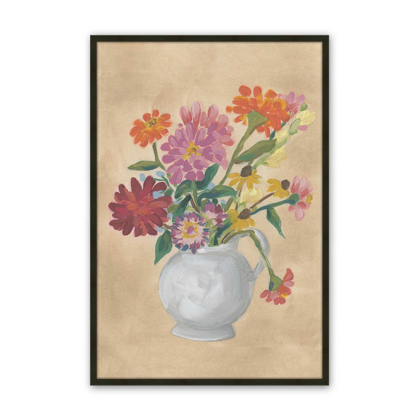 [Color:Satin Black], Picture of art in a Satin Black frame