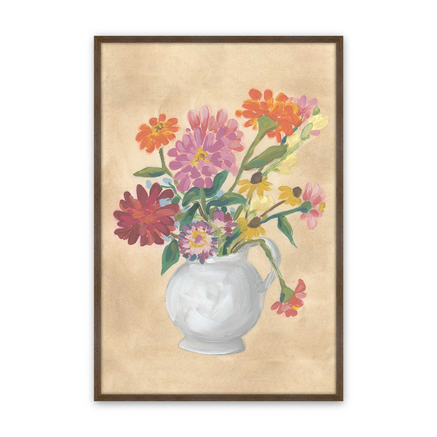 [Color:Walnut], Picture of art in a Walnut frame