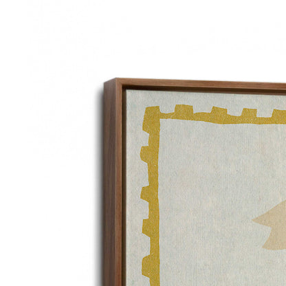 [Color:Walnut], Picture of art in a Walnut frame at an angle