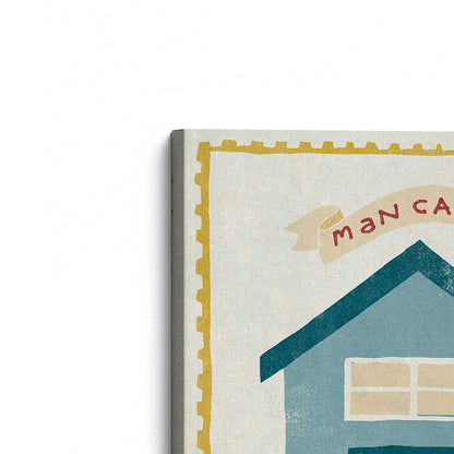 [Color:Stretched Canvas], Picture of the corner of the art
