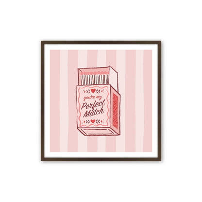 [Color:Belvinder Brown], Picture of art in a Belvinder Brown frame