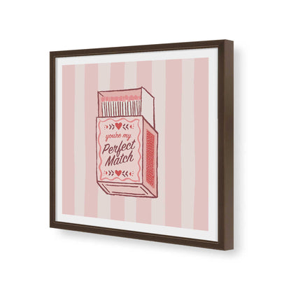 [Color:Espresso], Picture of art in a Espresso frame of the corner