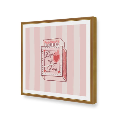 [Color:Polished Gold], Picture of art in a Polished Gold frame of the corner