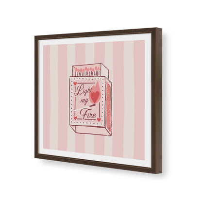 [Color:Espresso], Picture of art in a Espresso frame of the corner