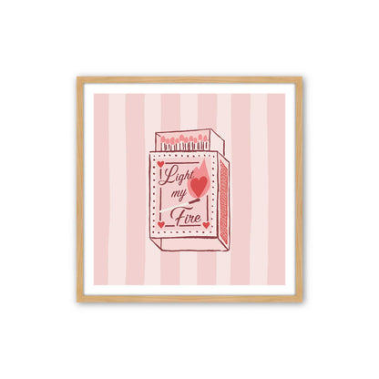 [Color:American Maple], Picture of art in a American Maple frame