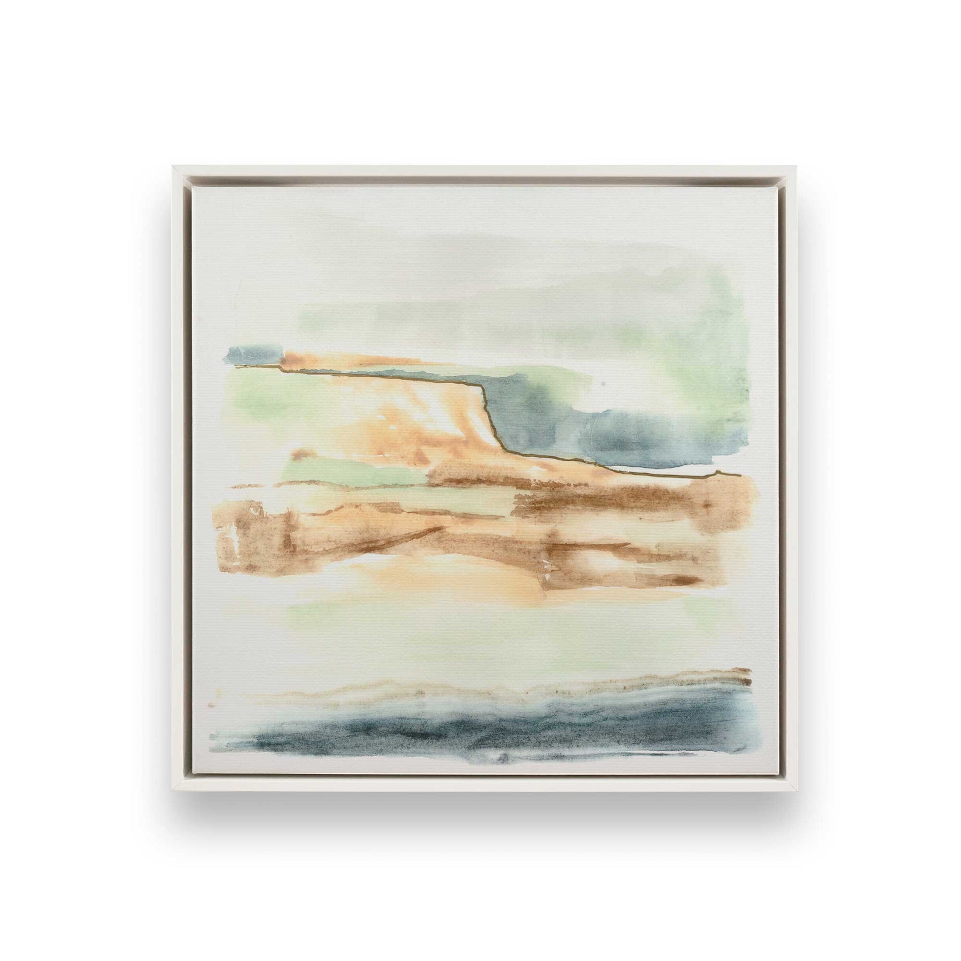 [Color:Opaque White], Picture of art in a White frame