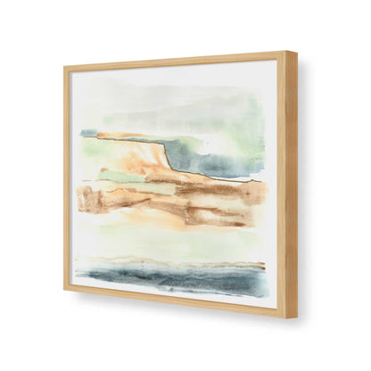 [Color:American Maple], Picture of art in a American Maple frame of the corner