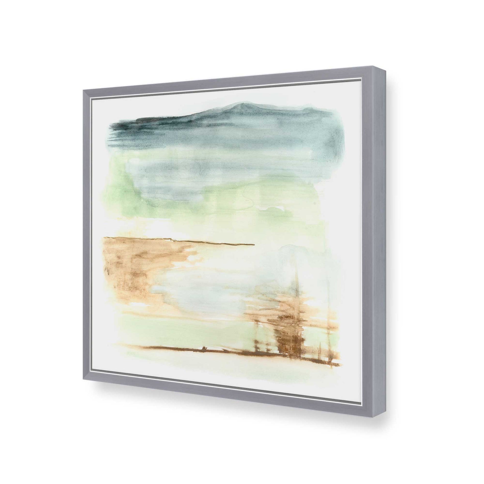 [Color:Polished Chrome], Picture of art in a Polished Chrome frame of the corner