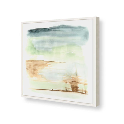 [Color:Opaque White], Picture of art in a Opaque White frame of the corner