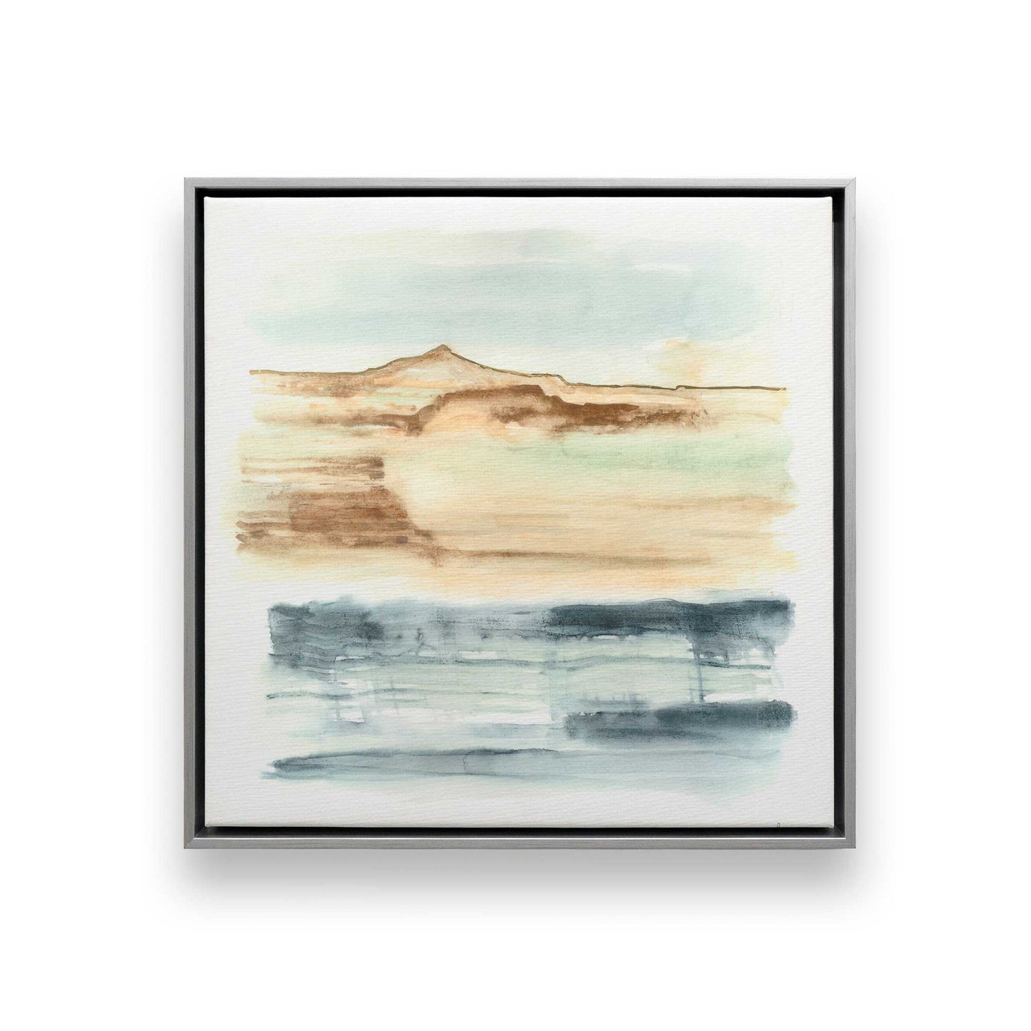 Sandy Sky Stripes, Set of 4 Canvas Prints
