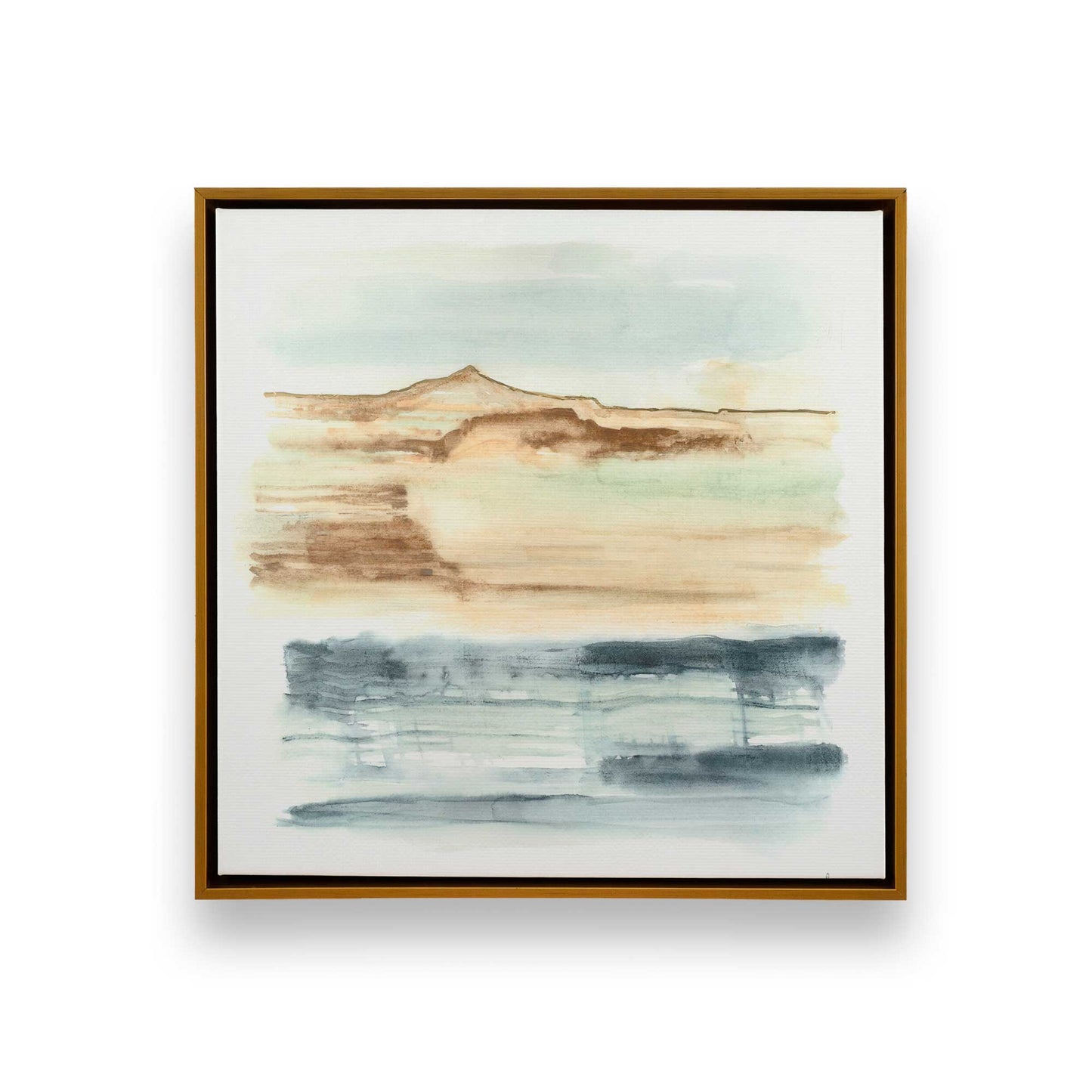Sandy Sky Stripes, Set of 4 Canvas Prints