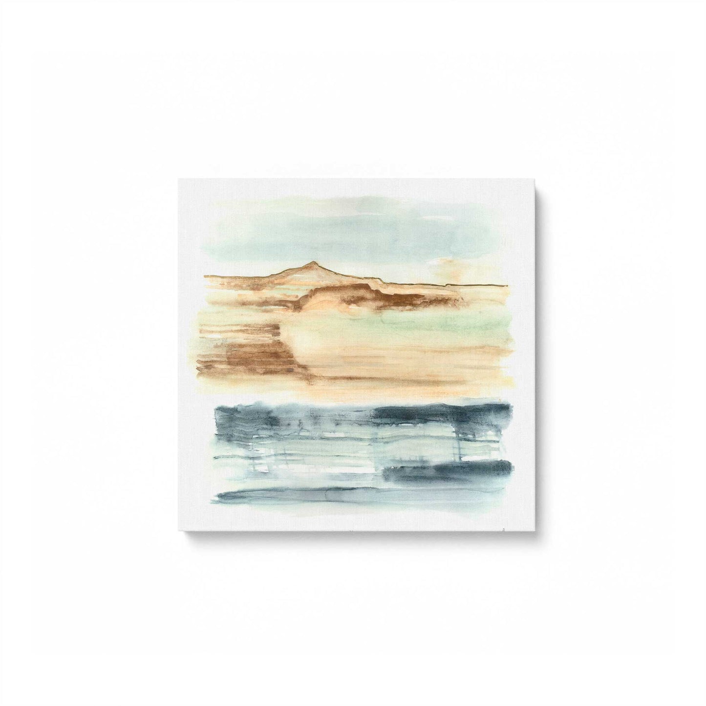 Sandy Sky Stripes, Set of 4 Canvas Prints