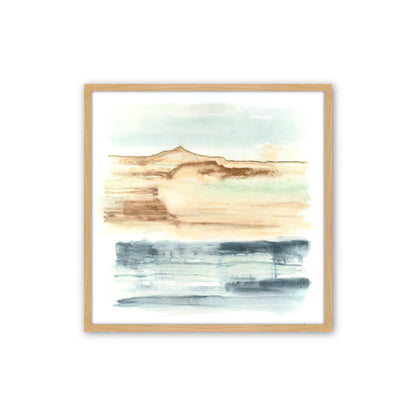 Sandy Sky Stripes Set of 4 Art Prints