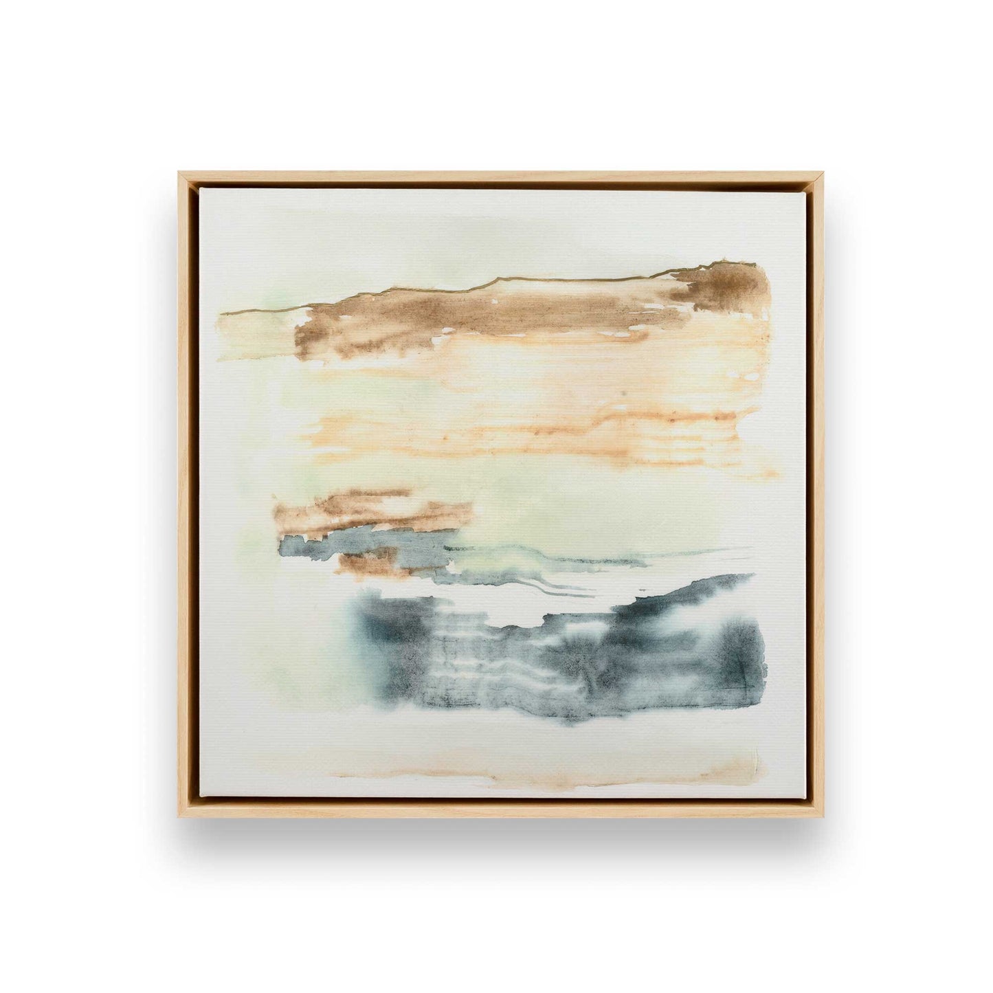 Sandy Sky Stripes, Set of 4 Canvas Prints