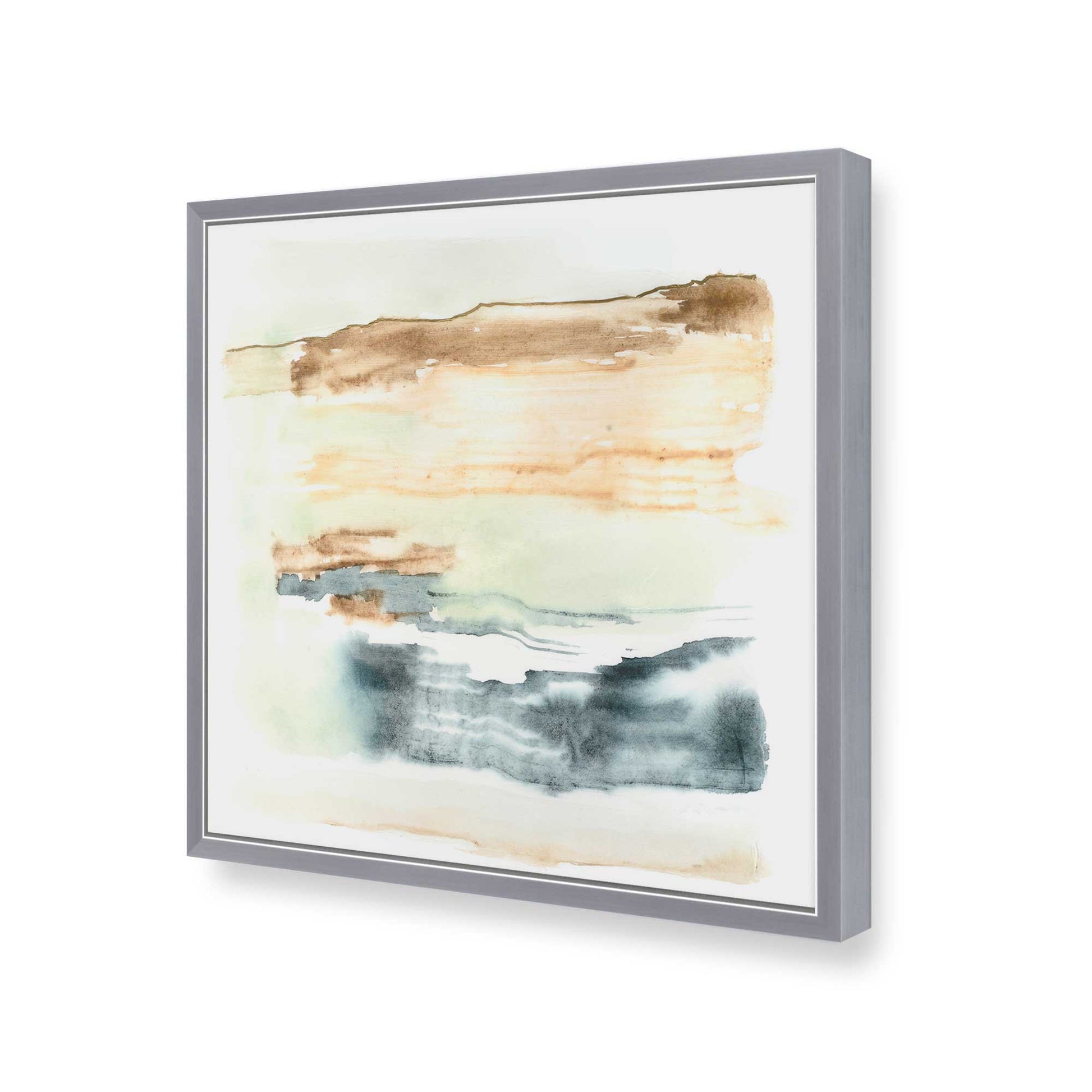 [Color:Polished Chrome], Picture of art in a Polished Chrome frame of the corner