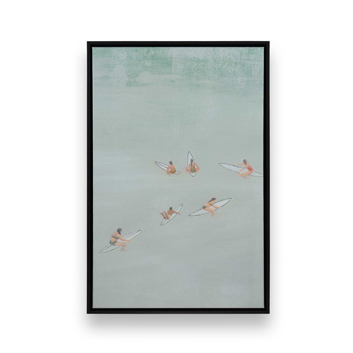 [Color:Satin Black], Picture of art in a Satin Black frame