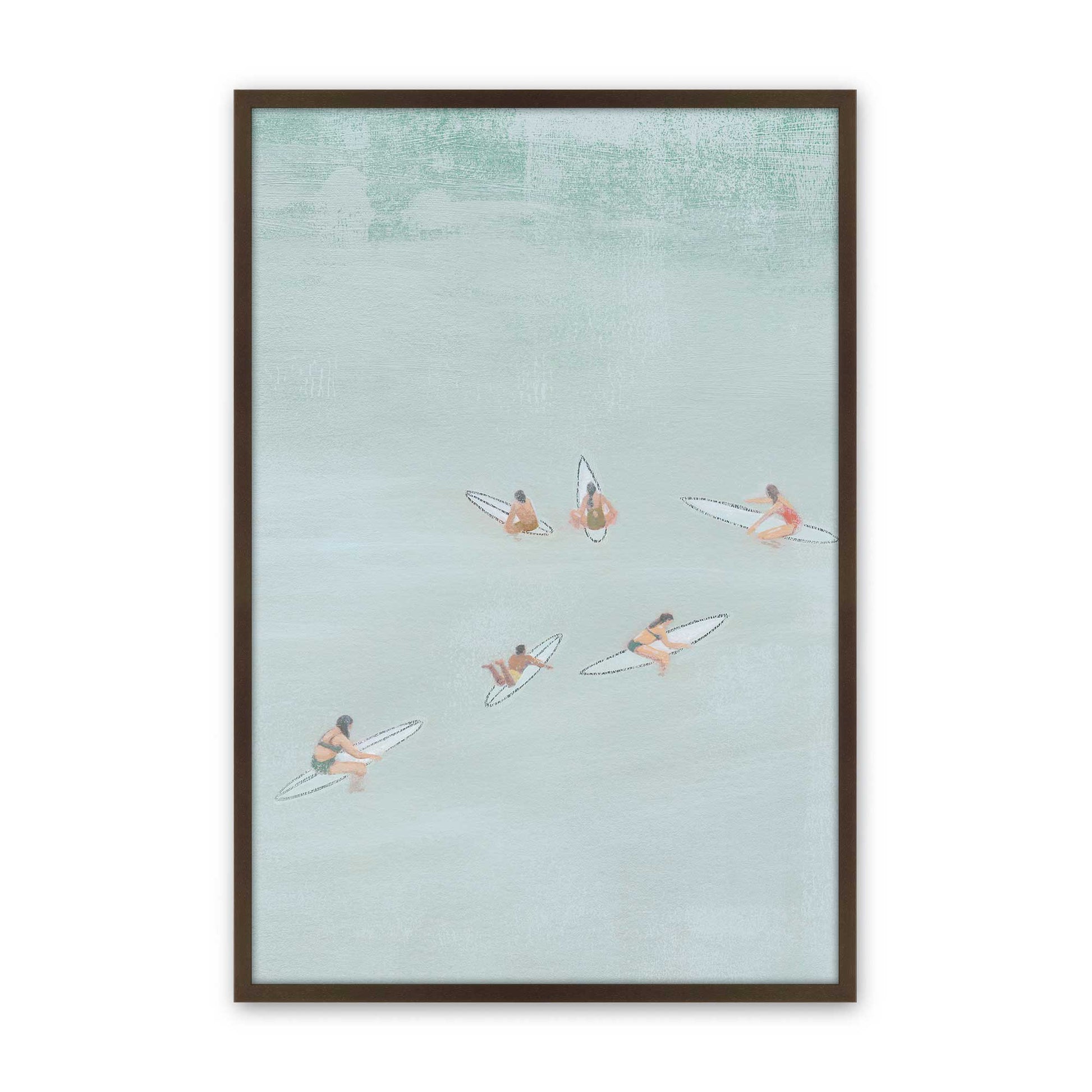 [Color:Belvinder Brown], Picture of art in a Belvinder Brown frame