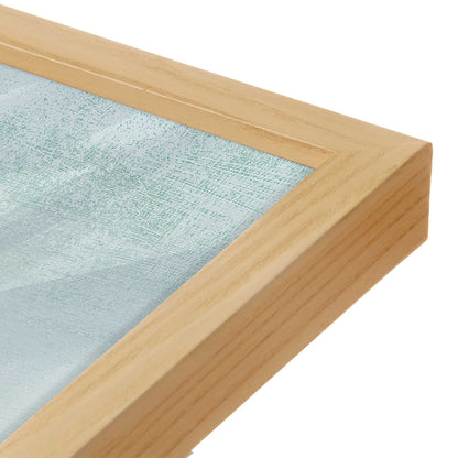 [Color:American Maple], Picture of art in a American Maple frame at an angle