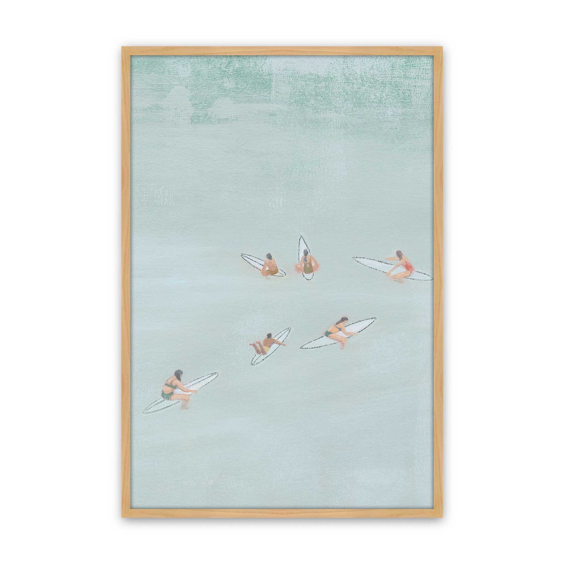 [Color:American Maple], Picture of art in a American Maple frame