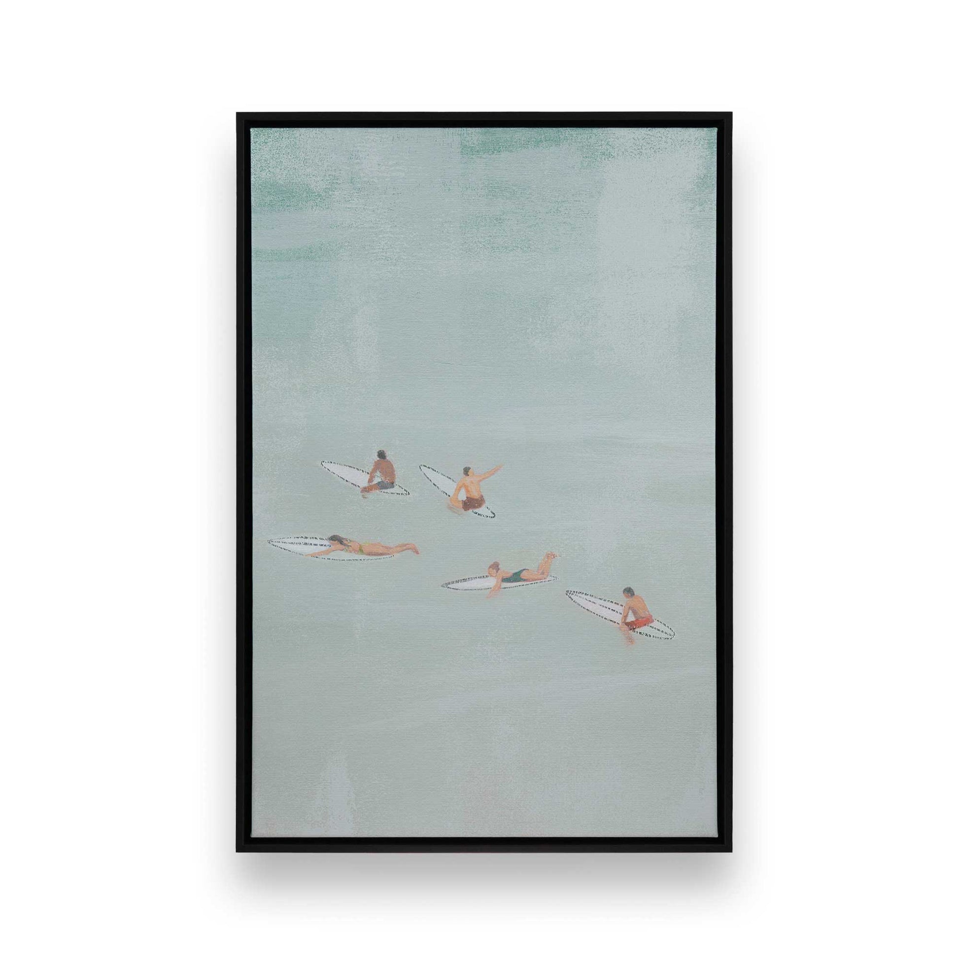 [Color:Satin Black], Picture of art in a Satin Black frame
