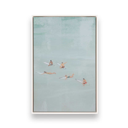 [Color:Opaque White], Picture of art in a White frame