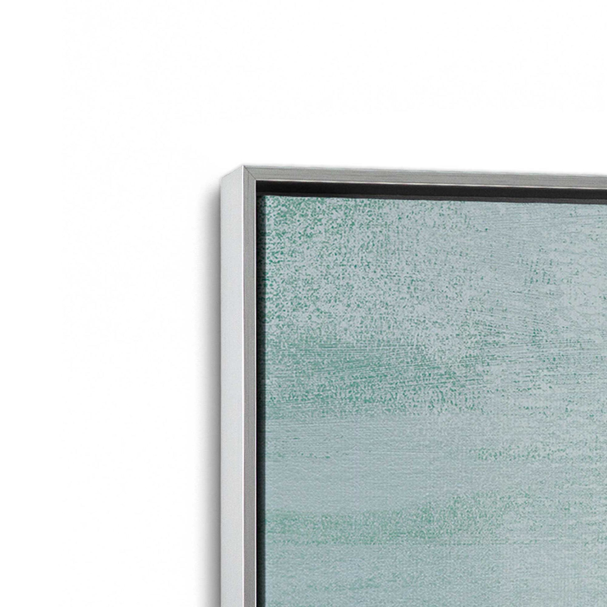 [Color:Polished Chrome], Picture of art in a Polished Chrome frame at an angle