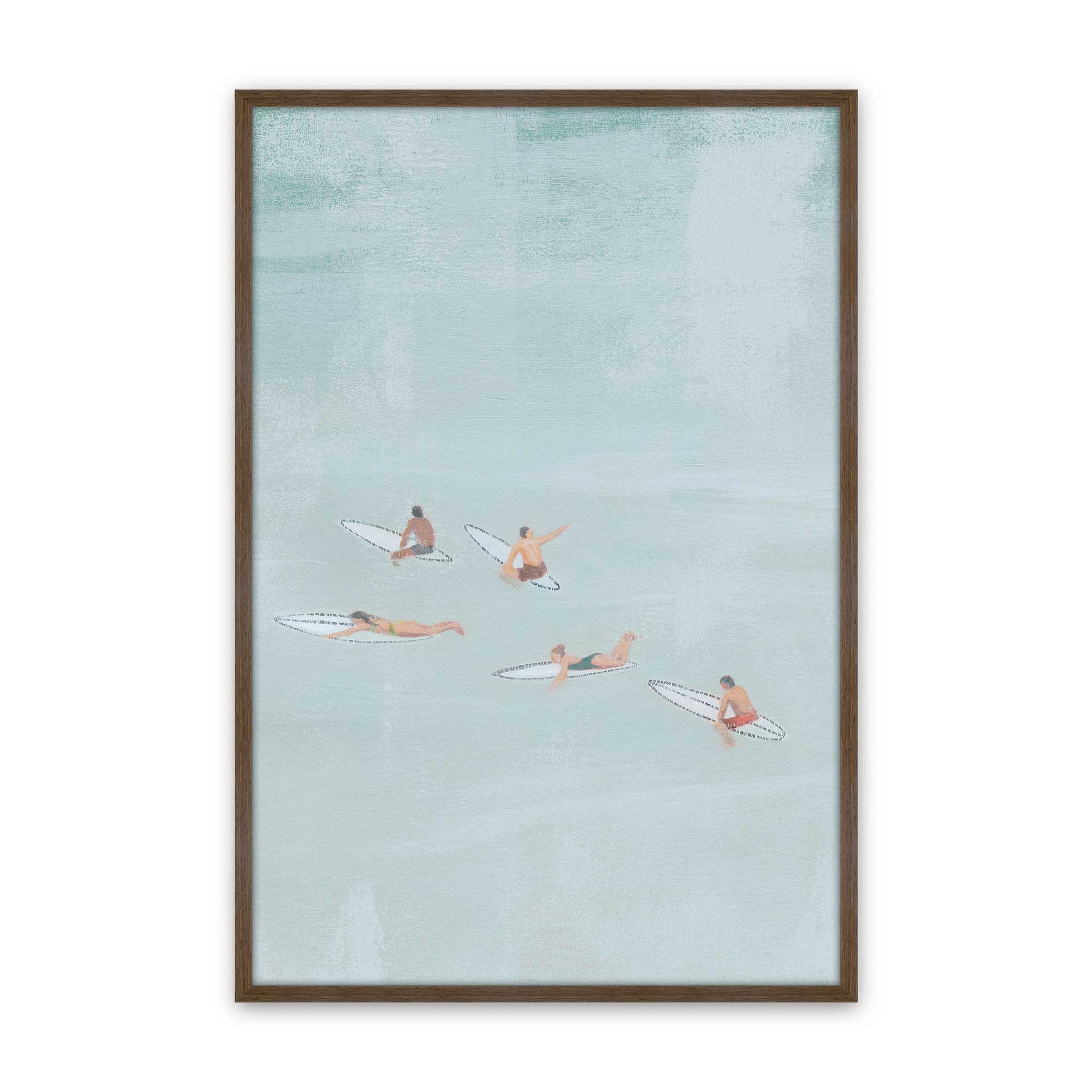 [Color:Walnut], Picture of art in a Walnut frame
