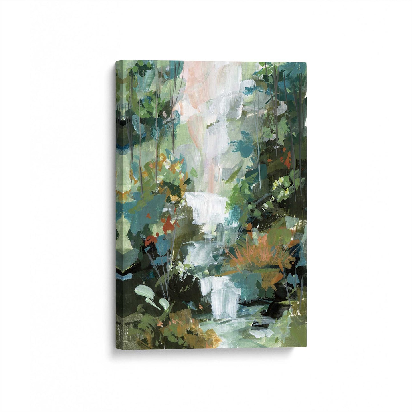[Color:Stretched Canvas], Picture of art at an angle